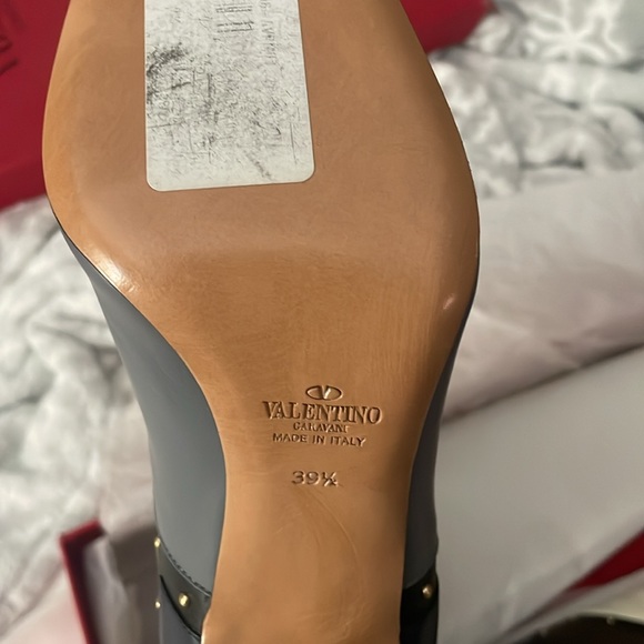 Valentino Garavani Multicolor Leather Riding Boots - Picture 2 of 6